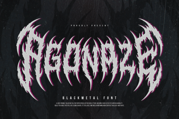 Agonaze: A Bold Blackletter for Modern Brand Identity