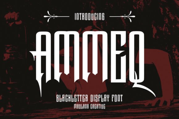 Ammeq: A Modern Blackletter Font for Strong Brand Identity