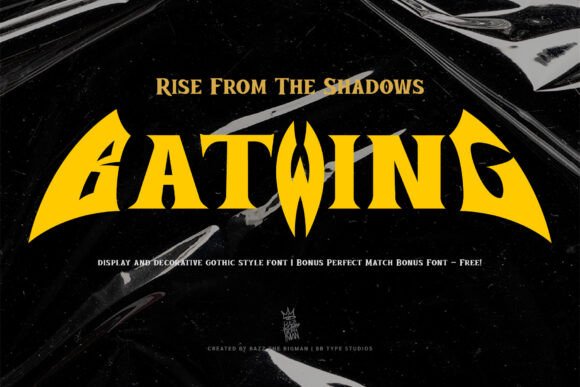 Bat Wing: A Bold Blackletter Typeface for Editorial Impact