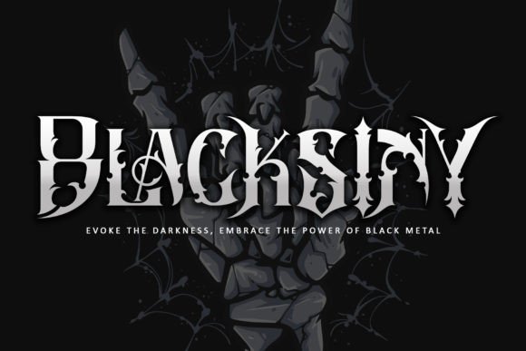 Blacksiny: The Bold Blackletter Font for Viral Marketing
