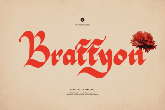 Braffyon: A Bold Blackletter for Modern Brand Identity