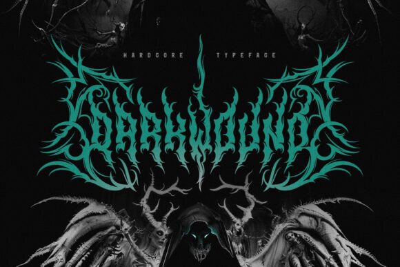 Darkwound Typeface: Bold Branding for Small Business