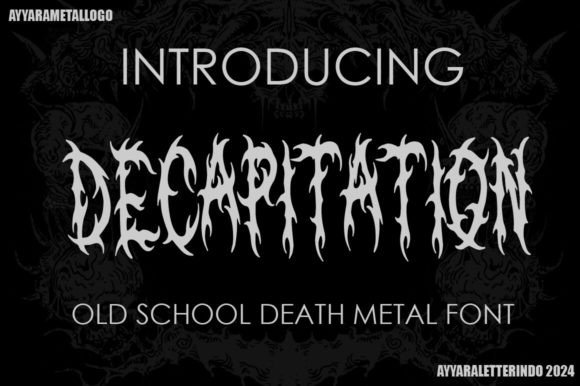 Decapitation: A Bold Blackletter Typeface for Editorial Impact