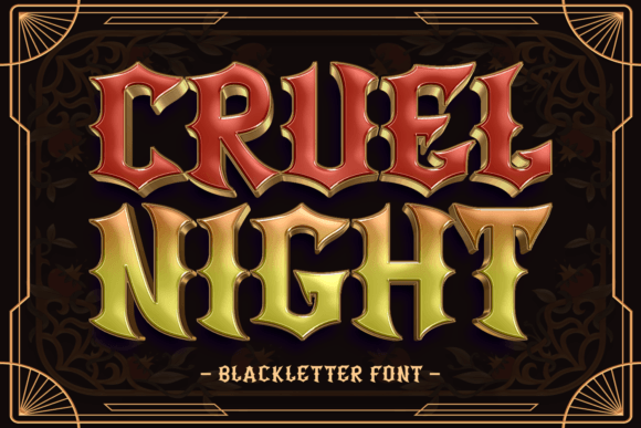 Designing with Cruel Night: A Blackletter Font for Modern Editors