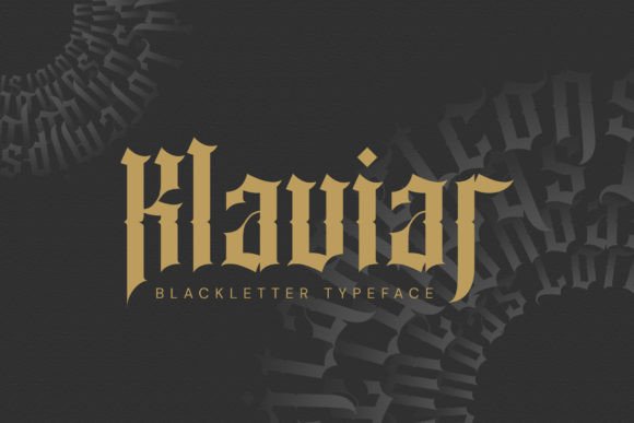 Designing with Klaviar: A Bold Blackletter Typeface for Editors