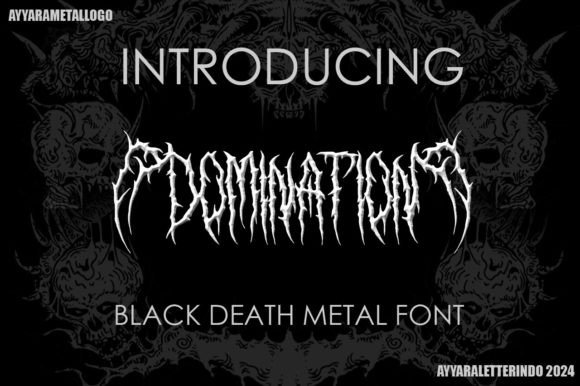 Domination Font: A Blackletter Typeface for Bold Branding