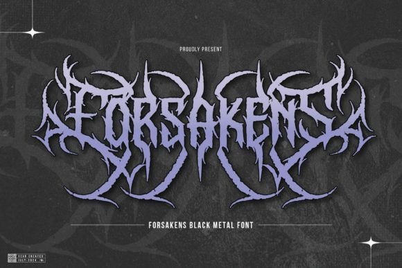 Forsakens: A Bold Blackletter Typeface for Editorial Impact