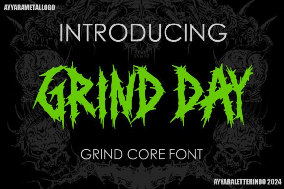 Grind Day: A Bold Blackletter Typeface for Campaign Impact