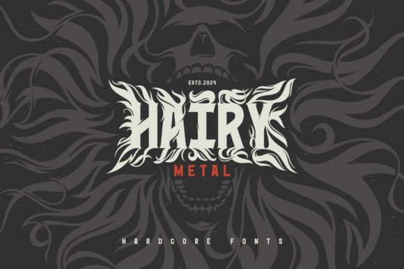 Hairy Metal: A Bold Blackletter Typeface for Editorial Impact