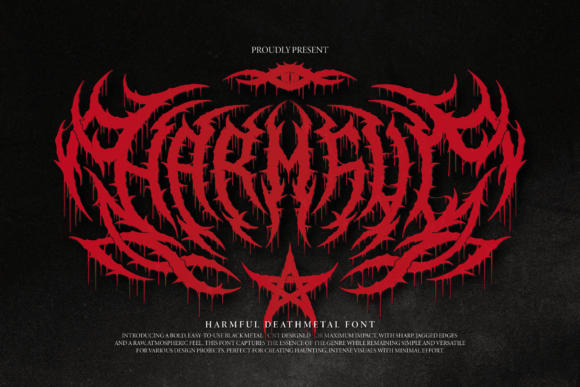 Harmful: The Blackletter Font That Transforms Brand Identity