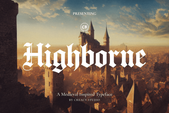 Highborne Typeface Review: A Bold Blackletter for Brand Identity