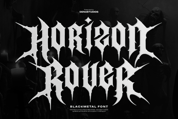 Horizon Rover: A Bold Blackletter Typeface for Editorial Impact