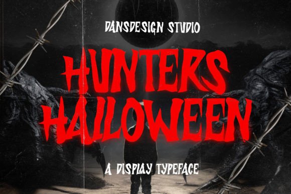 Hunters Halloween: A Spooky Blackletter Font for Editorial Design