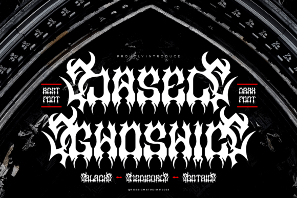 Jasel Ghoshic: A Bold Blackletter Typeface for Modern Web Design