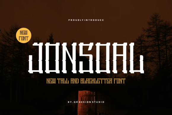 Jonsoal: The Blackletter Font for Bold Brand Identity