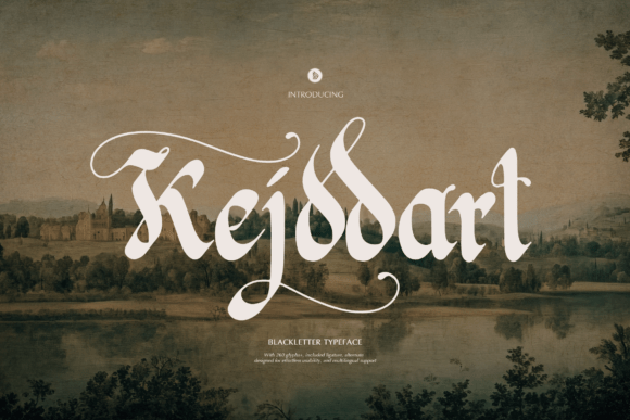 Kejddart: A Modern Blackletter Font for Editorial Design
