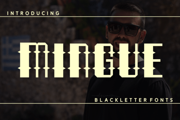 Mingue: A Bold Blackletter Typeface for Editorial Impact