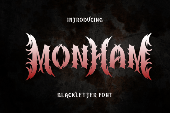 Monham: A Bold Blackletter for Modern Brand Identity