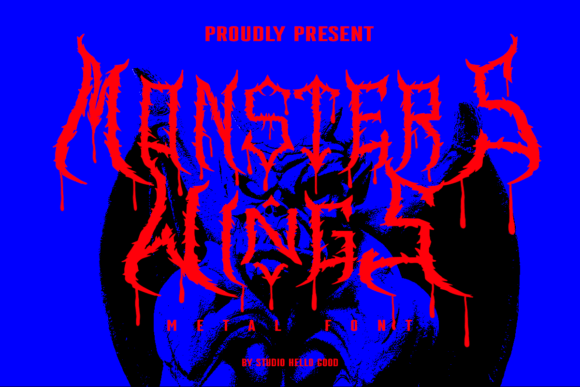 Monster Wings Font: A Bold Blackletter for Brand Identity