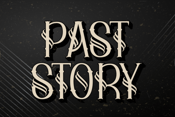Past Story: A Bold Blackletter Typeface for Editorial Impact