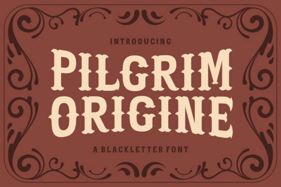 Pilgrim Origine: A Bold Blackletter Font for Web Design