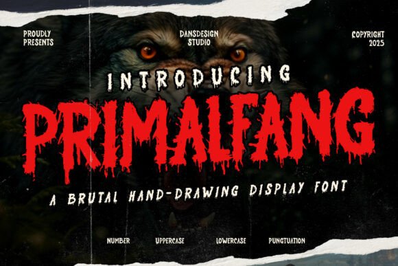 Primalfang: A Brutal Blackletter Font for Web Design