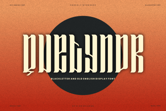 Quetynor: The Blackletter Font for Scroll-Stopping Marketing