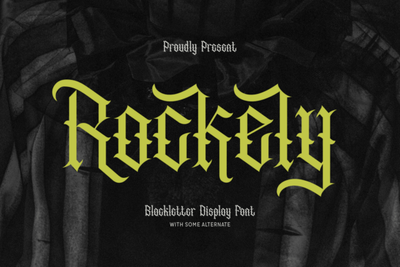 Rockely: The Modern Blackletter Font for Bold Branding
