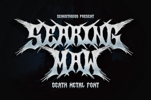 Searing Maw: A Bold Blackletter for Modern Branding