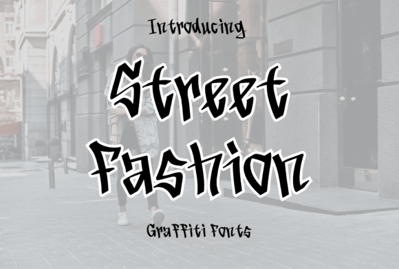 Street Fashion Font: Bold Blackletter for Digital Impact