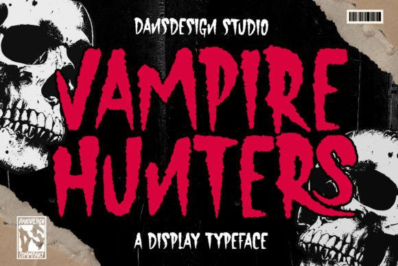 Vampire Hunters Font Review: A Spooky Display Typeface for Web