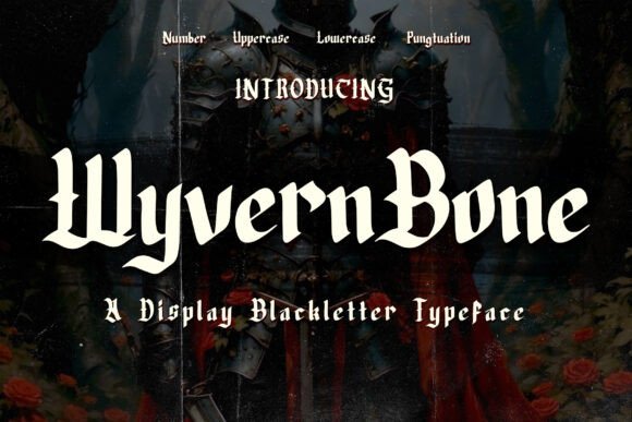 Wyvern Bone: A Bold Display Font for Small Business Branding
