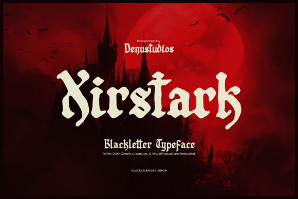 Xirstark: A Bold Blackletter Font for Makers