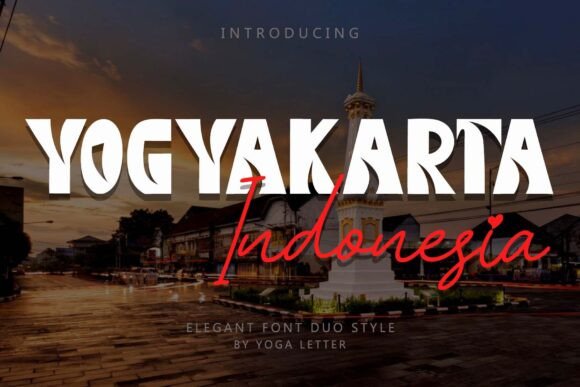 Yogyakarta Indonesia: A Distinctive Blackletter Typeface for Modern Editorial Design